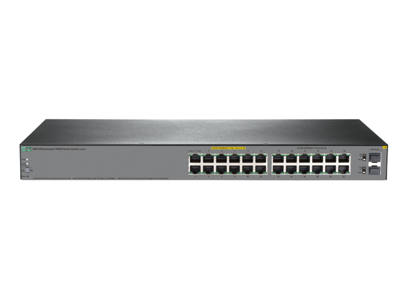 JL384A HPE OfficeConnect 1920S 24G 2SFP PPoE+ 185 瓦交换机